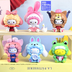 AU Hộp đồ chơi ngẫu nhiên Sanrio My Melody Kuromi Cinnamoroll Pacha Dog gashapon đồ trang trí máy bán đồ chơi.
