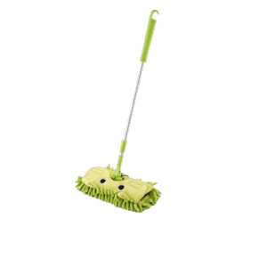 FLORI Cartoon Cleaning Broom Toy Set Mini Simulation Broom Mop Set Portable Play House Toys Early Education Housework