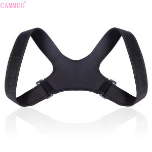 Cammuo Adjustable Back Posture Corrector Belt Upper Shoulder Lumbar Posture Corrector for Work and Back for Men