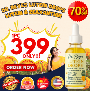 Dr. Reyes Lutein with Zeaxanthin promotes healthy eye and brain function and optimal sleep quality while reducing stress levels