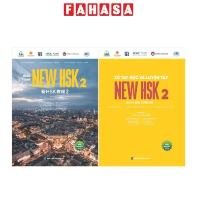 Fahasa - Sách - Combo Sách Hay Sách Giáo Trình New HSK 2 + Sổ Tay Học Và Luyện Tập New HSK 2 - Chìa Khóa Vàng Chinh Phục Kỳ Thi HSK 3.0 (Bộ 2 Cuốn)