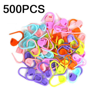 1000/500Pieces Knitting Markers Crochet Plastic Stitch Markers Safety Pins Weave Stitch Needle Clip