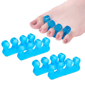 1pair Toe Separators for Nail Polish Toe Separator Pedicure Kit Toe Spacers Toenail Dividers to Relieve Orthopedic Bunion