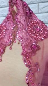 selendang mutiara dusty pink slendang akad nikah slendang manten MURAH