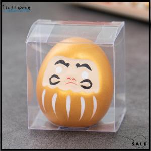 [liujinpeng] Japanese Daruma Doll Crafts Japanese Inspired Wealth Prosperity Decor Lucky Charm Fortune Ornament Landscape Home Desk Decor Miniature Gifts Accessories
