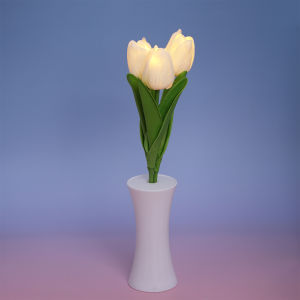 Nubri COD Lampu Malam Tulip Cahaya Lembut Lampu Tidur Dan Hangat Romantis Kamar Tidur Dekorasi Rumah