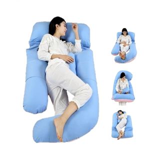 Comfortable Multifunctional U-Shaped Maternity Pillow Set for Pregnant Women