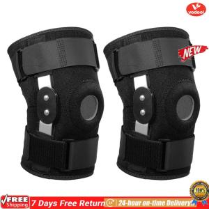 [VOF] Knee Support with Side Stabilisers Professional Sports Knee Brace Compression Patella Brace Elastic Bands for Arthritis Runner