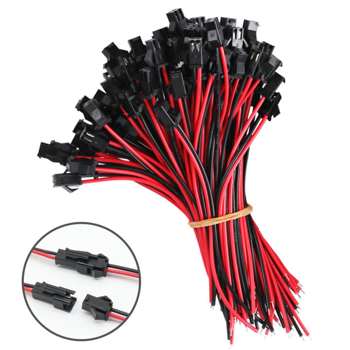 Connector 2Pin Jack Plug Male Female Wire Adapter Electrical Cable Kit ...