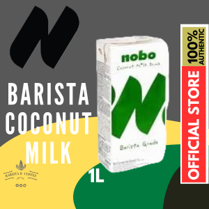 NOBO Coconut Milk 1L – Barista-Grade Plant-Based Milk | Dairy-Free Vegan Froths for Coffee Smoothies & Cooking