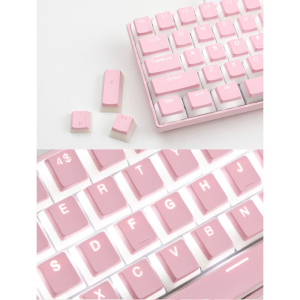 1Set Double Shot PBT Keycap 130 Keys Translucent Dual-layer Keycaps OEM Profile for RGB Mechanical Keyboard