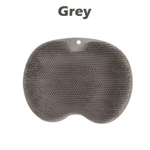 Wall Mounted Back Scrubber Foot Brush Pads For Bathroom Massage Pad Shower Foot Scrubber With Suction Cups Non-Slip