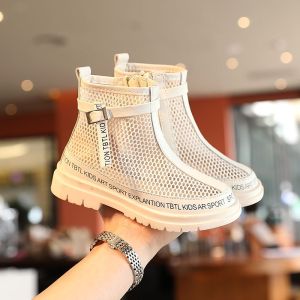 Bốt Bé Gái Giày Boot Cho Bé Bốt Lưới Mùa Hè Thoáng Chân Cho Bé Sành Điệu