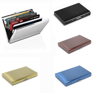 SUN BOX Stainless Steel Fashion Protector For Men Women Gift Card Holder Box Organizer Case