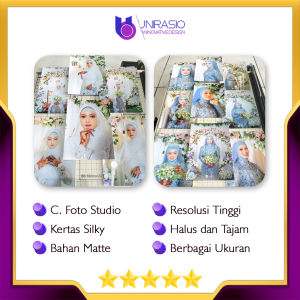 Print / Cetak Kertas Foto Studio Berbagai Ukuran | 12R 12RS 16R 16RS 20R 20RS 20RSS 24R 24RS 24RSS  | Silky Matte