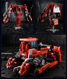 Mainan Anak Laki Laki Action Figure Transformer Devastator Kombinasi Robot Gabungan Excavator 8 in 1