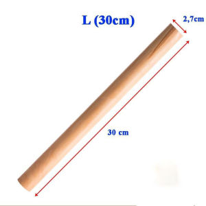 [HCM] Cán lăn gỗ trơn，Cán Lăn Bột Làm Bánh bằng gỗ từ 16cm-30cm-CA666