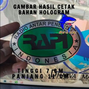 RAPI STIKER RAPI STIKER HOLOGRAM RADIO ANTAR PENDUDUK INDONESIA
