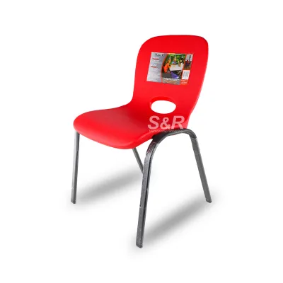 Lifetime Childrens Red Color Stacking Chair 1pc