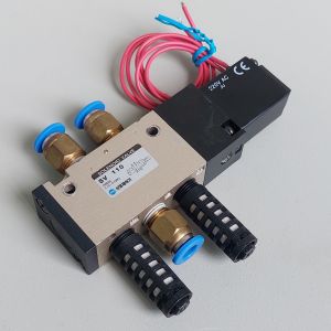 Van điện từ (Solenoid) khí nén KOREA SYM SV 110 valve 5/2 1 đầu điện ren 9.6