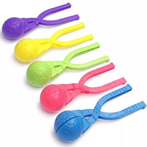 XUECHUANGYING Winter Toy Sports Outdoor Sport Kids Toys Mould Toy Soccer Snow Ball Sand Making Mould SnowBall Clip Snow Ball Maker Snowball Maker Mold