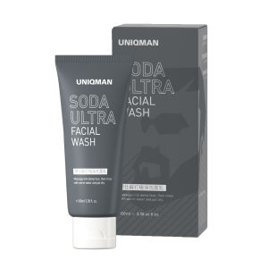 【深层洁净】UNIQMAN 男仕苏打洗面乳 Soda Ultra Facial Wash (Face Cleanser Ultra Oil Control Soda with Bamboo Charcoal)