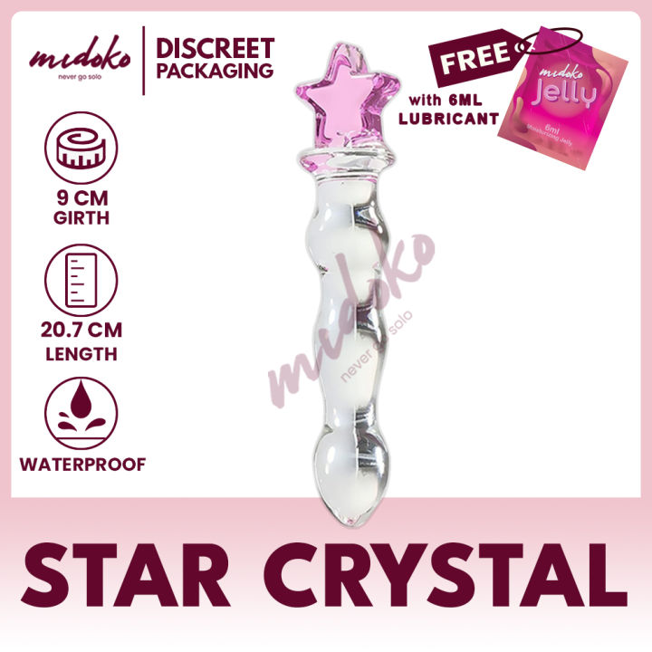 Midoko Cat Heart Star Moon Elegant Glass Dildo For Woman Sex Toy Waterproof  Hypoallergenic Dildo Heatable & Refrigerateable Dildo Crystal Glass Single  Item Sex Toy - Lazada