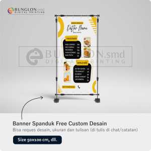 PRINT CETAK SPANDUK BANNER DAFTAR MENU WARUNG FREE DESAIN