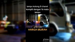 Lampu led 1 mata Cristal 16 pcs modul kolong kanal bis bak truk kontainer komplit sudah dirangkai request panjang kabel/led langsung pasang running otomatis speed mode bisa manual super terang Car