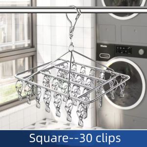 30 40 60 Clips Drying Racks Hanger Stainless Steel Space Saver Multifunctional Windproof Non-Slip Clothes Hanger Iipitan Hanger Sipitan Hanger Heavy Duty Towel Hanger Socks For Underwear Hanger Sock Baby Clothes With Clip