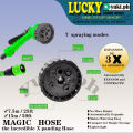 MAGIC HOSE EXPANDABLE GARDEN HOSE Pipe & SPRAY 7.5M/25FT & 15M/50FT. 