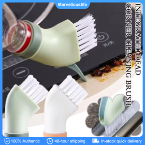 2PCS Creative Crevice Cleaning Brush Can Connect Mineral Water Bottle Water Bottle Dead Angle Crevice Brush