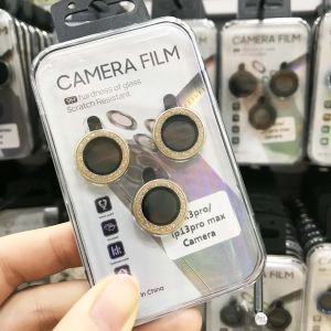Bộ dán bảo vệ từng mắt Camera Nhũ Đá cho iPhone 16 Pro Max 15 Pro Max 15 Pro 14 Pro Max 13promax 13pro 13...12 12promax 11 Pro Max