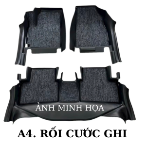 Thảm lót sàn xe VINFAST VF8 đúc khuôn 3D nhựa TPE TRÀN VIỀN BẬC CỬA chính hãng NCAR
