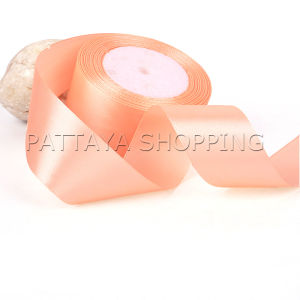 Pattaya ริบบิ้น ผ้าซาติน 1ม้วน  ริบบิ้นห่อของขวัญ กว้าง 4 cm ความยาว 22 เมตร งานตกแต่ง DIY ทำโบว์ Colorful ribbon