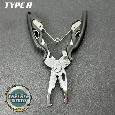 Fishing Plier Playar Micro Split Ring Stainless Steel Gunting Pancing Pemotong Tali Braided Line Scissor Slow Fast Jig