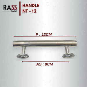 3PCS Handle Lemari Laci SS Stainless Steel Kode NT-12/NT-14 SS/NT-16SS