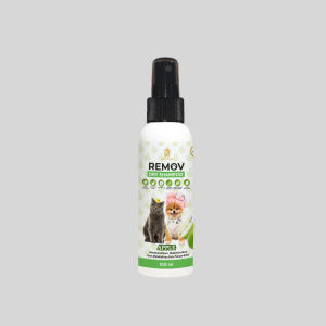 REMOV Pet Dry Shampoo Kucing Anjing Kelinci 100 ml Tanpa Bilas Wangi Melembutkan Bulu Instant Grooming