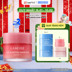 Mặt Nạ Ngủ Dưỡng Môi Căng Mọng Tẩy Tế Bào Chết Laneige Lip Sleeping Mask Berry 20g Hương Quả Mọng
