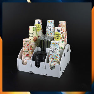 RAK / RACK / DISPENSER / ORGANIZER PAPER CUP PVC Model A