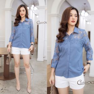 เสื้อลินินเกรดพรีเมี่ยม เนื้อผ้าขึ้นลาย เนื้อผ้ามีความนุ่ม ผ้าดีมากค่ะ งานแต่งด้วยแถบลูกไม้เนื้อหนาอย่างดีทั้งหน้าเเละหลัง เลือกลายลูกไม้สวยมากค่ะ เสื้อสวยมาก ใส่คู่กับขาสั้นหรือขายาวก็สวยค่ะ มี 4 สี ชมพู เขียวเข้ม ฟ้าตุ่น เเดงไวน์ อก ฟรีไซส์ 44"