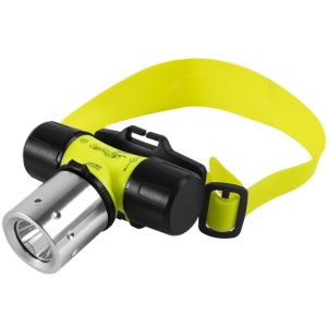 WUXU Waterproof Diving Headlamp Rechargeable Detachable Underwater Headlight Upgrade and Highlight Torch Light