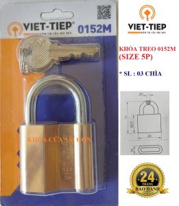 [Hỏa tốc HCM] KHÓA TREO ĐỒNG VIỆT TIỆP 0152M (Mẫu new - quét mã QR) CAM KẾT CHÍNH HÃNG 100%