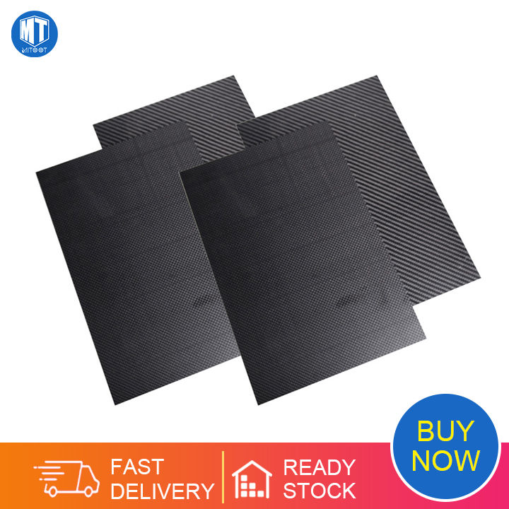 300 X 200MM 250X250MM Glossy 3K Pure Carbon Fiber Sheet Plate 0.5/1.0/1 ...