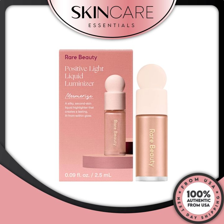 Rare Beauty Liquid Luminizer in Shade Mesmerize - Rose Bronze (2.5 ml ...