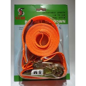 10 Ton Tali Kecepatan Ratchet Tie Down 5 cm x 12M Lashing Track Trek Belt Trackbelt Tali Pengikat Barang Truck Ratchet Tie Down 5 cm