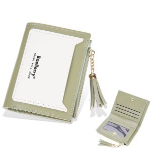 Baellerry Dompet Pendek Lipat Kartu Card Holder Kulit Premium IBLY065