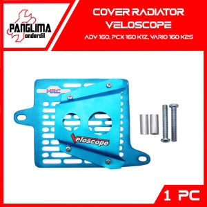 Cover Radiator Veloscope Vario New 160 New & PCX 160 Baru  & ADV 160 2022 Variasi Motif Garis  Alumunium Tutup-Penutup Kipas Mesin HRC Airscope  Airscop Aluminium Plus Baut