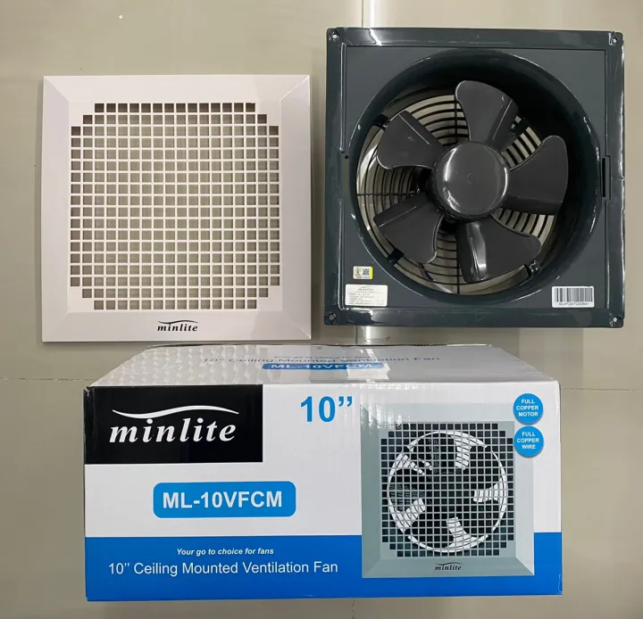 KDK/MINLITE%208"/%2010"%20inch%20Ceiling%20Mounted%20Ventilating%20Fan%20/%20Exhaust%20Fan%2020CQT%20/25TGQ7,%20ML-10VFCM%20-%20Image%209