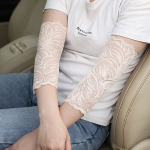 Summer womens sunshade sunscreen lace elbow pads arm guards sleeves wristbands arms scars scars tattoos thin section
